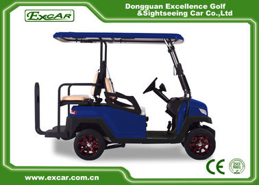 Fuel Type 3 - 4 Seater 48V Battery Golf Cart Blue Colour With CE Approved