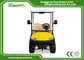 EXCAR Yellow Electric Golf Carts Front 2 Seater Plus Rear 2 Seats 3.7KW Motor