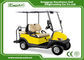 EXCAR Yellow Electric Golf Carts Front 2 Seater Plus Rear 2 Seats 3.7KW Motor