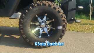 M1S4+2FF Introduce New Design 6 Seater Golf Cart Electric With 48v Battery With Ce Certified For You