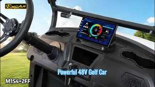 M1S4+2FF White See Why Choose 48 Voltage Golf Electric Car 350A Controlller 3.7KW USA Motor CE Certificate