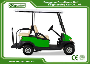 CE Approved Electric Golf Carts 48V Light Green 4 Person Golf Cart