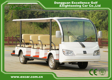 EXCAR white 14 Seater 72V electric sightseeing bus electric car china tour bus for sale