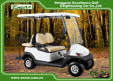 Comfortable EXCAR Golf Power Carts , Battery Operated Golf Buggy With 2 Seater