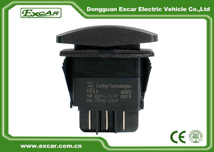Club Car Forward Reverse Switch Assembly - 48V 3-Pin Replacement For Precedent & DS Models (1996-Up), Part 101856001 - View #8