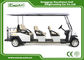 EXCAR 8 Seater White Electric Sightseeing Car Tourist Bus With Onboard 17AH Charger