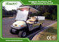 Beige Two Seater Electric Hotel Buggy Car with Cargo ADC 48V Motor Electric Utility Car