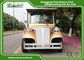 Luxurious Golden Classic Car Golf Carts 6 Person Whole Metal Body