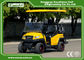 Yellow Electric Hunting Carts With Roof & Windshield , Max Speed 25 km/h