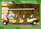 Golden 48V 3.7KW 6 Seater Electric Golf Carts , Trojan Battery Buggy Car Golf