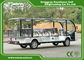 EXCAR white 72V 11 Seater Electric Sightseeing Car With Storage Basket
