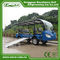 8 Seater Electric Shuttle Bus With 12*6v Trojan Battery Steel Alloy Frame