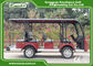 Eco Friendly Electric Tourist Car Black 14 Seats High Frequency Onboard Charger