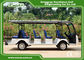 Green / Black 14 Seater Electric Sightseeing Bus KDS Motor 72V 7.5KM