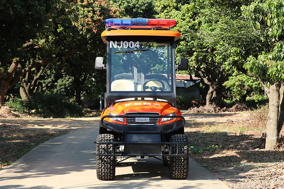48V Electric Golf Buggy with Red/Blue Strobe Light With Trojan Battery